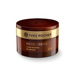 Yves Rocher Face Moisturizer Riche Crème Comforting Anti-wrinkle Day Cream with precious oils, for Mature Skin + Dry skin, 50 ml jar