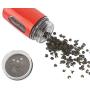 JUSTDOLIFE Spice Bottle Set Round Glass Container Adjustable Seasoning Bottle Jars 6PCS