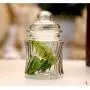 Kleine, klare Glasbehälter mit Deckeln – 230 ml Mini Glass Jars & Jars Canisters für Süßigkeiten, Tee, Kaffee, Zucker usw.