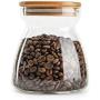 YXTHON Spice Jar Storage jar Glass Storage Tank Sealed can Tea Snacks, Dried Fruit, Kitchen Storage Bottles Coffee Sealed can with Shelf Tea Dried Fruit Flower Tea Coffee Storage Tank Flavored Food