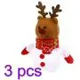 NUOBESTY 3pcs Christmas Candy Jar Food Storage Container Christmas Reindeer Elk Clear Plastic Gift Bottle Holder Container Box Xmas Holiday Party Decoration Ornament NUOBESTY 3pcs Christmas Candy Jar Food Storage Container Christmas Reindeer Elk Clear Plastic Gift Bottle Holder Container Box Xmas Holiday Party Decoration Ornament