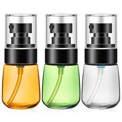 Travel Lotion Bottle, Segbeauty 3pcs Dispenser Bottles Set for Essence Shampoo Conditioner 30ml/1oz Empty Refillable Pressed Pump Bottle Cosmetic Containers