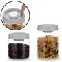 RhinoGlass Press vacuum-seal kitchen storage jar set, integrated vacuum pump lid, 2-jar set, airtight, heavy-duty borosilicate containers, BPA-free, ideal for coffee beans, food, snacks, fresh herbs RhinoGlass Press vacuum-seal kitchen storage jar set, integrated vacuum pump lid, 2-jar set, airtight, heavy-duty borosilicate containers, BPA-free, ideal for coffee beans, food, snacks, fresh herbs
