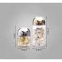 Kitchen Food Storage Jar Airtight Food Storage Multi-grain Spice Jars, Sealed Glass Jar With Lid, Milk Powder Food Dry Kitchen Storage Containers (Size : Big)