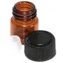 12Pcs 1Ml Mini Amber Glass Bottle Jar Essential Oil Bottle Orifice Brown Bottle Reducer & Cap Refillable Bottles Glass Vials,As Picture Shown 12Pcs 1Ml Mini Amber Glass Bottle Jar Essential Oil Bottle Orifice Brown Bottle Reducer & Cap Refillable Bottles Glass Vials,As Picture Shown