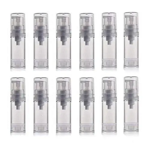 Bouteilles vides 12 pièces 5ml Airless à Pompe à Vide Réutilisables pour Crème, Lotion, Cosmétiques, Maquillage, Produits d'Entretien Personnel Contenants en Flacons et Pots. Bouteilles vides 12 pièces 5ml Airless à Pompe à Vide Réutilisables pour Crème, Lotion, Cosmétiques, Maquillage, Produits d'Entretien Personnel Contenants en Flacons et Pots.