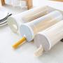 Fox Gift - 1pcs Round Storage Box Kitchen Refrigerator Storage Food Container Fresh Spacer Layer Storage Rack Pull-out Drawer Fresh