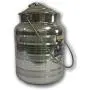SEAMLESS (NO JOINTS) STEEL MILK OIL LIQUID STORAGE CAN 5 LITER DAIRY FARM
