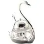 Thyggzjbs Dinnerware Set,Elegant Exquisite Swan Glass Sugar Bowl Set Sugar Dispenser with Lid Serving Spoon Salt Pot Pepper Storage Jar Seasoning Pot (Silver) Thyggzjbs Dinnerware Set,Elegant Exquisite Swan Glass Sugar Bowl Set Sugar Dispenser with Lid Serving Spoon Salt Pot Pepper Storage Jar Seasoning Pot (Silver)