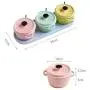 Le goût du foyer Macaron couleur pot de sel créatif en céramique bouteille de sauce réservoir de rangement cuisine 3 pièces Le goût du foyer Macaron couleur pot de sel créatif en céramique bouteille de sauce réservoir de rangement cuisine 3 pièces