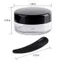 100 Pièces Pots de Voyage en Plastique, Pots à Crème TSA, 10g, Pots Vides Étanches et 10 Pcs Spatules Cosmétiques pour Crèmes et Lotions