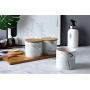 Mini Spice Jars Marble pattern sauce bottle salt sugar jar restaurant condiment box kitchen supplies
