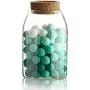 BESTONZON 800ML Transparent Glass Jars Glass Sealed Storage Cans Container Food Grains Container with Cork (Button Shape Cork, M) BESTONZON 800ML Transparent Glass Jars Glass Sealed Storage Cans Container Food Grains Container with Cork (Button Shape Cork, M)