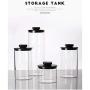 Storage Tank PP Plastic Food Storage Sealed Storage Tank (Size : 500ML+1000ML+1800ML)