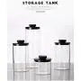 Storage Tank PP Plastic Food Storage Sealed Storage Tank (Size : 500ML+1000ML+1800ML)