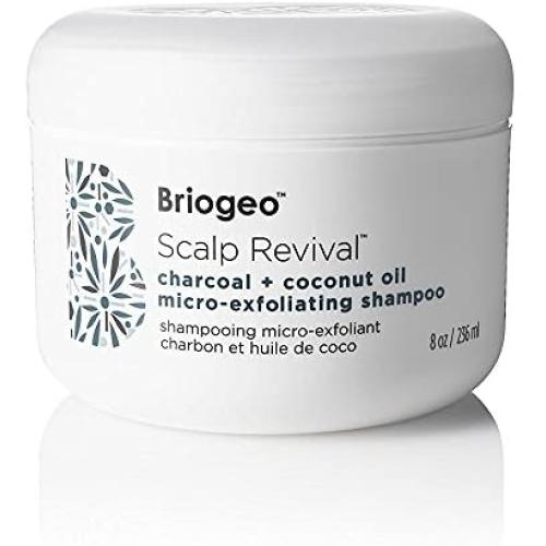 Briogeo Scalp Revival Charcoal and Coconut Oil Micro-Exfoliating Shampoo, 8 Ounce