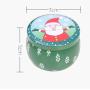 NUOBESTY 4pcs Christmas Tinplate Candy Jar Biscuit Cookie Gifts Storage Case Xmas Holiday Ornament Decoration