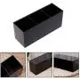 Milue Black Acrylic Makeup Brush Holder Cosmetic Organizer Case Jewelry Storage Box Milue Black Acrylic Makeup Brush Holder Cosmetic Organizer Case Jewelry Storage Box