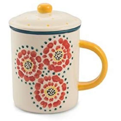 Villa d Este Home Tivoli Fusion Media with Handle, Dolomite Jar, Multi-Colour