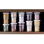 Botto The Adjustable Airtight Container Set of 4| Push Down To Remove Air And Adjust Contents Between 16 oz & 32 oz (Clear)