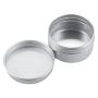 Tosnail 48 Pack 1 oz. Round Tins Lip Balm Tin Container Cosmetic Containers with Screw Thread Lid