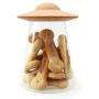 Suck UK SK STOREUFO1 UFO Food Containers with Lids | Cookie Jar | Glass Pantry Storage, One Size,