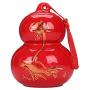Cereal Containers Ceramic Gourd Storage Canister, Seasoning Tank, 650mL Containers (color : C)
