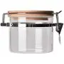 UPKOCH Glasbehälter Rund Klare Mason Gläser mit Schraubdeckeln zur Aufbewahrung von Kaffee, Zucker, Mehl, Kräutern, Snacks, Süßigkeiten und Honig (450ml)