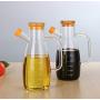 1PC 650ml Large Capacity Transparent Soy Sauce Vinegar Oil Pots High Borosilicate Glass Seasoning Bottles Kitchen Tools