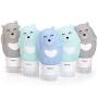 FantasyDay 4 Pack 2.8oz Leakproof Silicone Travel Toiletries Bottles Set Waterproof Luggage Packing Organizer - TSA Carry On Approved Refillable Travel Accessory Portable Container for Shampoo Lotion