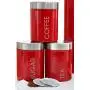 Ensemble de 3 contenants à thé, café et sucre Premier Housewares Liberty – Rouge Ensemble de 3 contenants à thé, café et sucre Premier Housewares Liberty – Rouge