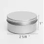 Lot de 10 Pots Ronds en Aluminium de 60 ml, Récipients avec Bouchon à Vis, Idéal pour Épices, Bonbons, Thé ou Cadeaux Lot de 10 Pots Ronds en Aluminium de 60 ml, Récipients avec Bouchon à Vis, Idéal pour Épices, Bonbons, Thé ou Cadeaux
