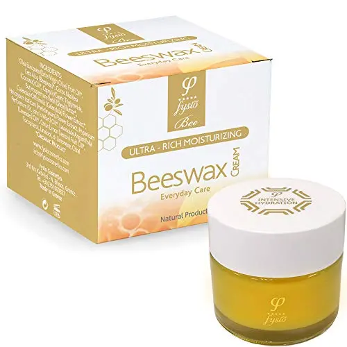 Crème Hydratante Fysio pour Peaux Sèches - 48 ml - Crème Hydratante Organique à Cire d'Abeille et Huile d'Olive - Pour Rosacée, Démangeaisons, Éczéma, Psoriasis, Hydrate et Réparer Mains, Pieds, Corps, Coude et Genou. Crème Hydratante Fysio pour Peaux Sèches - 48 ml - Crème Hydratante Organique à Cire d'Abeille et Huile d'Olive - Pour Rosacée, Démangeaisons, Éczéma, Psoriasis, Hydrate et Réparer Mains, Pieds, Corps, Coude et Genou.