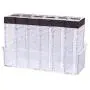 Kitchen Seasoning Boxes Bottles Jars Plastic Spice Lid Storage Organizer Sugar Pepper Layers Box Home,Brown