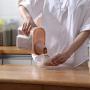 Plastic Cereal Dispenser Storage Box Kitchen Food Grain Rice Container Kitchen Flour Grain Rice Storage Box With Measure Cup,Pink