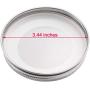 iiniim Stainless Steel Storage Solid Caps Lids for Wide Mouth Mason Jars 6pcs One Size
