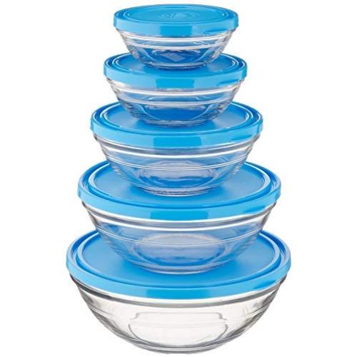 Duralex 9072AS05 LYS Stackable Tempered Glass, Clear