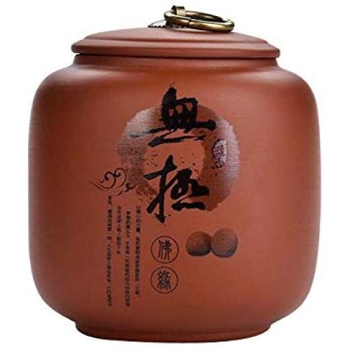 Purple Clay Loose Tea Tin/Tea Storage/Tea Caddy/Tea Canister Tea Storage Container Tins Jar with Airtight Lid B,750ml