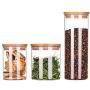 Sealed Glass Jars Transparent Cans With Lid Home Kitchen Storage Container Food And Grocery Receipt Organizer Spaghetti Bottles,Style 1