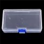 Durable Clear Transparent With Lid Mini Plastic Collection Jewelry Necklace Storage Container Case Box Holder Craft Organizer,as picture