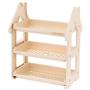 HMANE 3 Tier Spice Rack Sundries Storage Rack Plastic Storage for Spice Bottles/Jars/Seasonings/Supplies for Kitchen Cabinet Bathroom - (Nordic Beige)