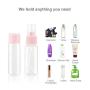 Vitog Travel Bottles Kit, TSA Approved Leak Proof Portable Toiletry Containers Set, Clear BPA Free PET Cosmetic Containers for Lotion, Shampoo, Cream, Soap, Set of 11