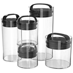 Room Essentials Household Food or Beverage Storage Containers, Black