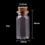 Size 224512.5mm 8ml Mini Glass Perfume Spice Bottles Tiny Jars Vials With Cork Stopper Pendant Crafts Wedding Gift 100pcs