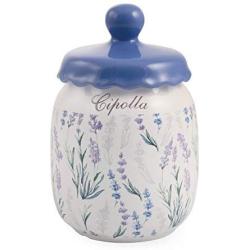 Galileo Casa 2408701 Lavender Onion Jar, Ceramic, Multicoloured