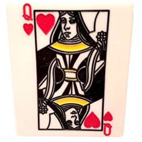 Divider Pro MINI SLAB 3" x 2.5" Medical Grade Silicone Container Queen of Hearts