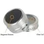 BESTOMZ Spice Jars Stainless Steel Storage Jars 6pcs Small Bottles and Rack BESTOMZ Spice Jars Stainless Steel Storage Jars 6pcs Small Bottles and Rack