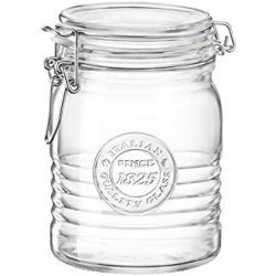 Bormioli Rocco Officina 1825 Glass Storage Jar with Airtight Clip Lid - 750ml