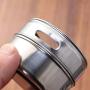 Cabilock 10 Pcs magnetic spice jar Stainless Steel Storage Containers Seasoning Holders Herb Storage Jars for Home Kitchen Bar