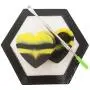SZBS A Set Silicone Container Hexagon Mat 17ml Container Heart-Shape Container Wax Oil Container Concentrate Storage Containers Wax Silicone Jar With A Metal Rod (Black, 1) SZBS A Set Silicone Container Hexagon Mat 17ml Container Heart-Shape Container Wax Oil Container Concentrate Storage Containers Wax Silicone Jar With A Metal Rod (Black, 1)